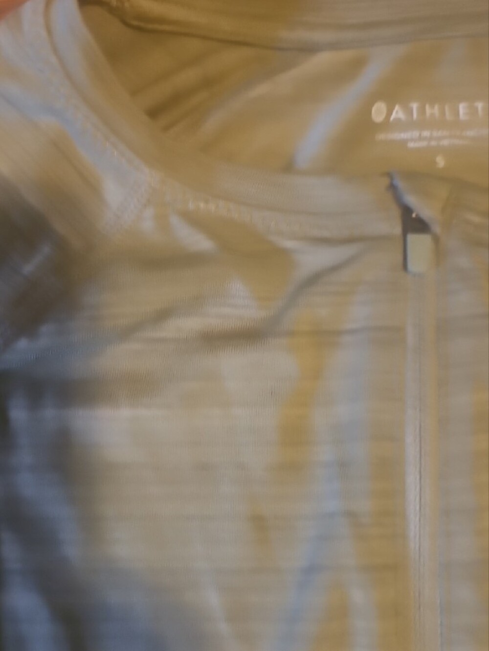 Athleta Olive Green Long Sleeve Performance Top - Picture 3 of 5
